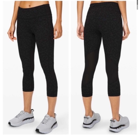 Lululemon Pace Rival Crop *22"
Formation Camo
Deep Coal Multi / Black size six 6 - Picture 1 of 12